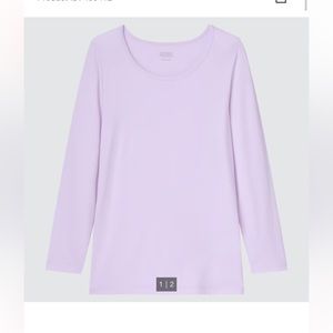 Uniqlo HEATTECH Scoop Neck Long-Sleeve T-Shirt